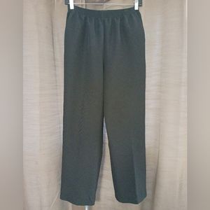 Alfred Dunner Black Slacks Size 8
